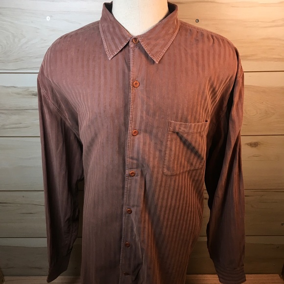 Territory Ahead FUC Men's 2XL Textured Longsleeve Button Up Shirt - Picture 2 of 15